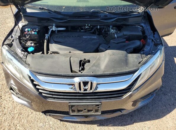 5FNRL6H21KB137847 2019 HONDA ODYSSEY Gray Vista del compartimento del motor