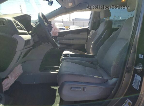 5FNRL6H21KB137847 2019 HONDA ODYSSEY Gray Vista interior delantera