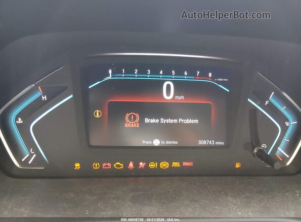 5FNRL6H22KB010976 2019 HONDA ODYSSEY Серый Вид задних сидений