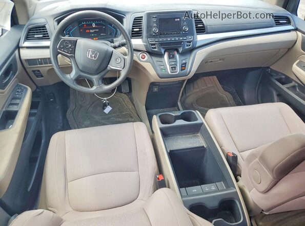 5FNRL6H22KB082521 2019 HONDA ODYSSEY White წინა პანელის ხედი