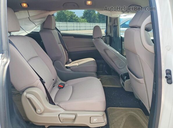 5FNRL6H22KB082521 2019 HONDA ODYSSEY White უკანა სალონის ხედი