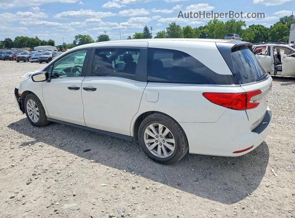 5FNRL6H24LB046508 2020 HONDA ODYSSEY White Trasero izquierdo