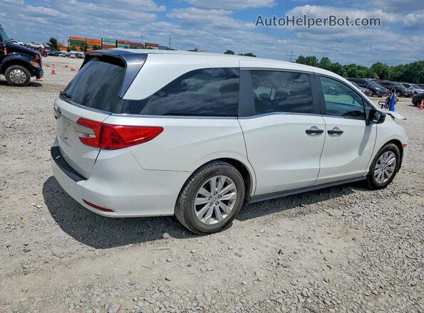 5FNRL6H24LB046508 2020 HONDA ODYSSEY White Trasero derecho