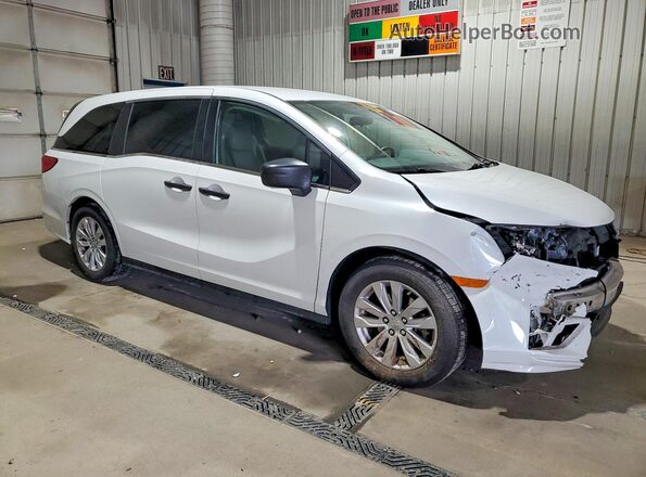 5FNRL6H25LB056089 2020 HONDA ODYSSEY Белый Передняя правая четверть
