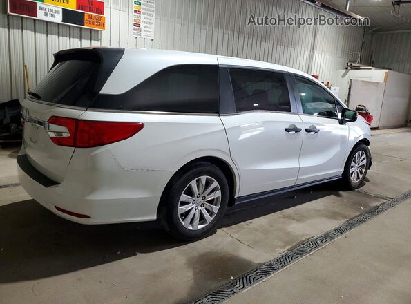 5FNRL6H25LB056089 2020 HONDA ODYSSEY Белый Задняя правая четверть