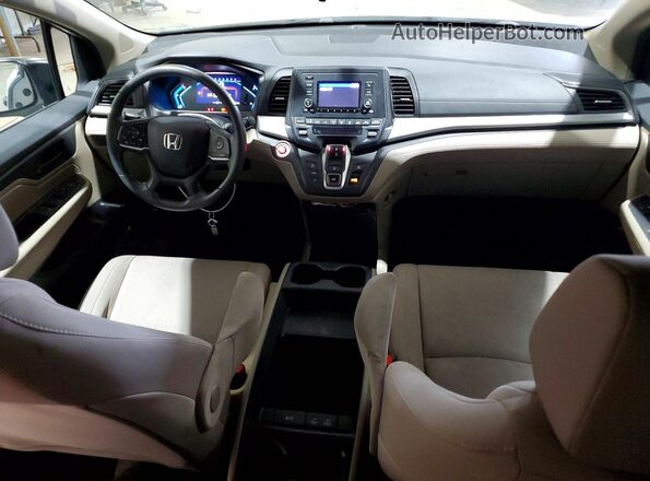 5FNRL6H25LB056089 2020 HONDA ODYSSEY Белый Вид панели приборов