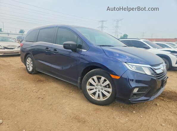 5FNRL6H27KB130160 2019 HONDA ODYSSEY Blue Przód prawy