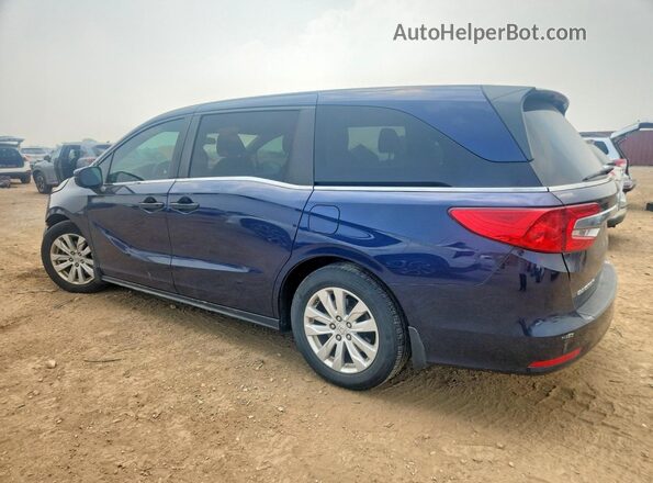 5FNRL6H27KB130160 2019 HONDA ODYSSEY Blue Tył lewy