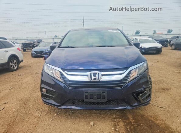 5FNRL6H27KB130160 2019 HONDA ODYSSEY Blue Widok z przodu