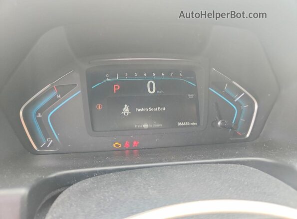 5FNRL6H27KB130160 2019 HONDA ODYSSEY Blue Widok zestawu wskaźników