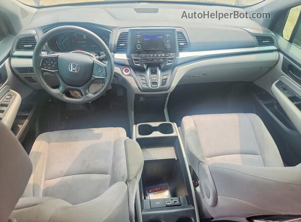 5FNRL6H27KB130160 2019 HONDA ODYSSEY Blue Widok deski rozdzielczej