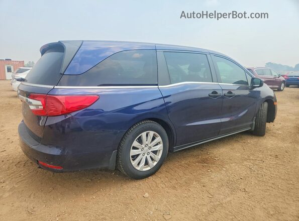 5FNRL6H27KB130160 2019 HONDA ODYSSEY Blue Tył prawy