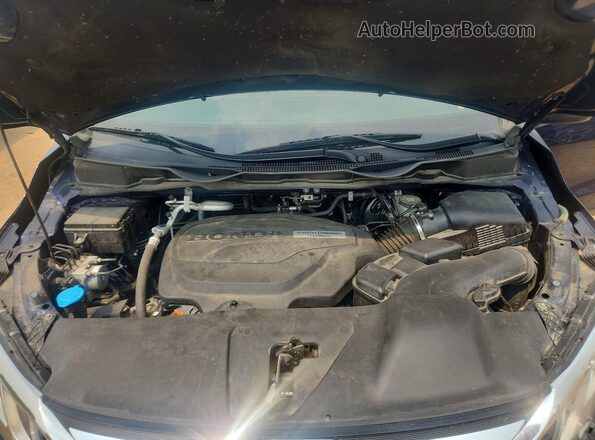 5FNRL6H27KB130160 2019 HONDA ODYSSEY Blue Widok komory silnika