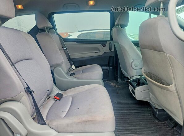 5FNRL6H27KB130160 2019 HONDA ODYSSEY Blue Widok wnętrza z tyłu