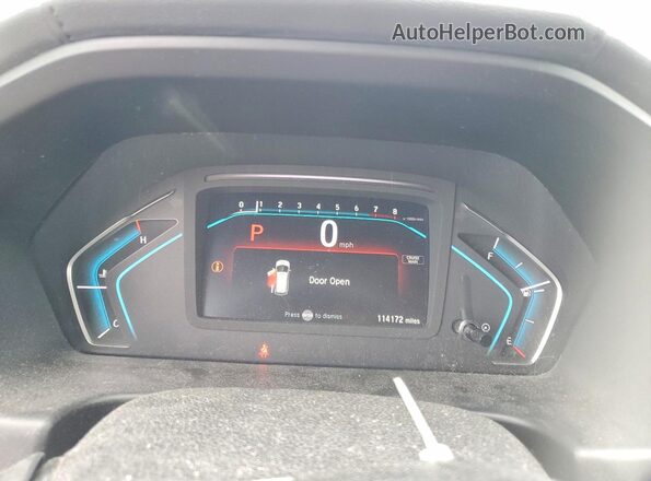 5FNRL6H27KB131759 2019 HONDA ODYSSEY Silver ხელსაწყოთა პანელის ხედი