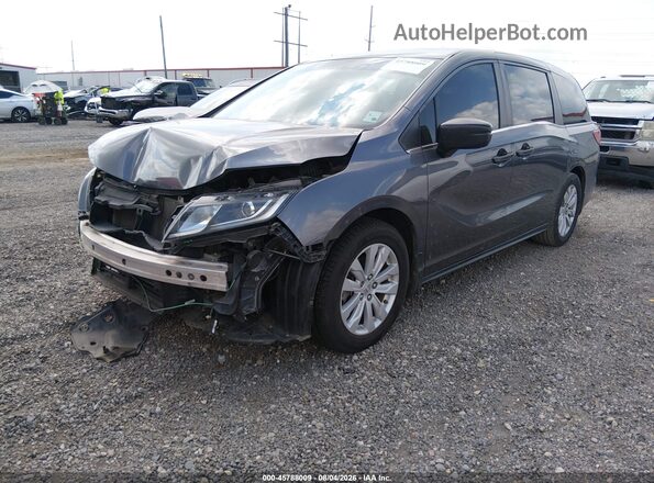 5FNRL6H29KB071564 2019 HONDA ODYSSEY Gray Передня ліва чверть