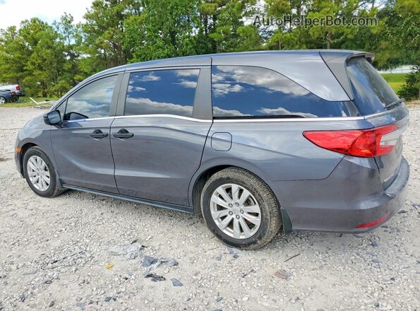 5FNRL6H29KB116745 2019 HONDA ODYSSEY Gray Trasero izquierdo