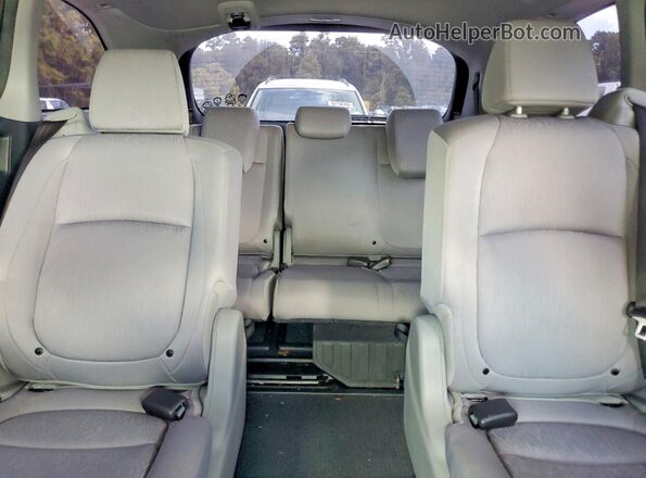 5FNRL6H29KB116745 2019 HONDA ODYSSEY Gray Vista de los asientos traseros