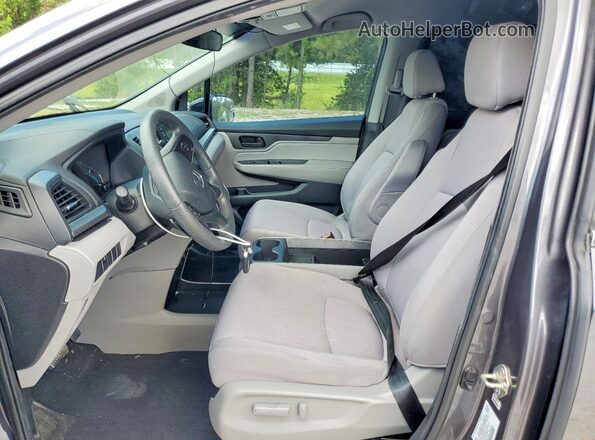 5FNRL6H29KB116745 2019 HONDA ODYSSEY Gray Vista interior delantera