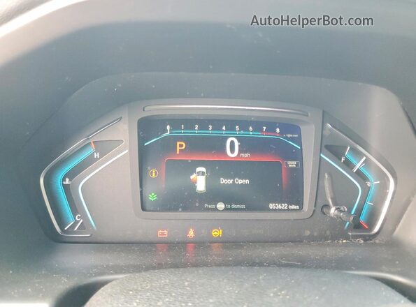 5FNRL6H29KB116745 2019 HONDA ODYSSEY Gray Vista del cuadro de instrumentos