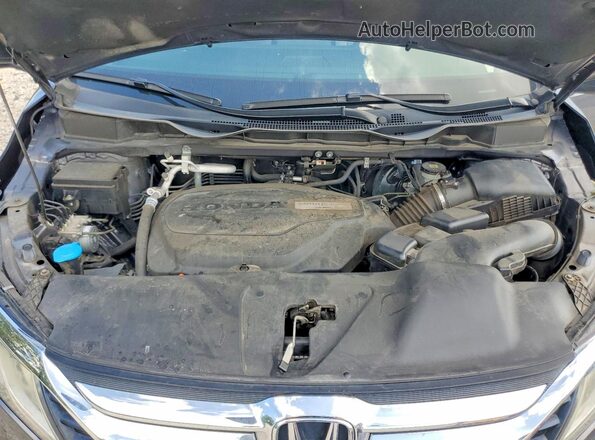 5FNRL6H29KB116745 2019 HONDA ODYSSEY Gray Vista del compartimento del motor