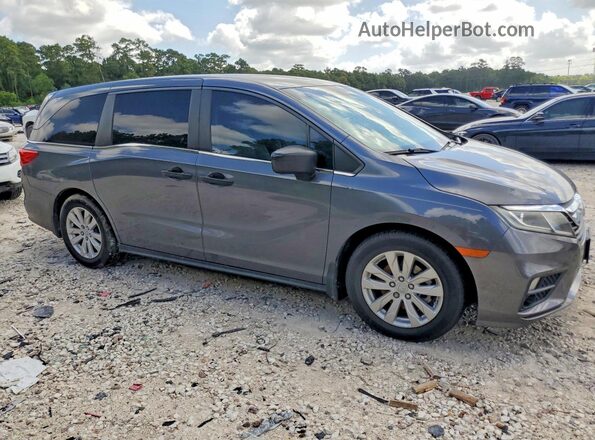 5FNRL6H29KB116745 2019 HONDA ODYSSEY Gray Delantero derecho