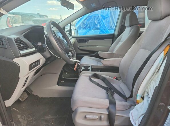 5FNRL6H29KB134825 2019 HONDA ODYSSEY Gray Vista interior delantera