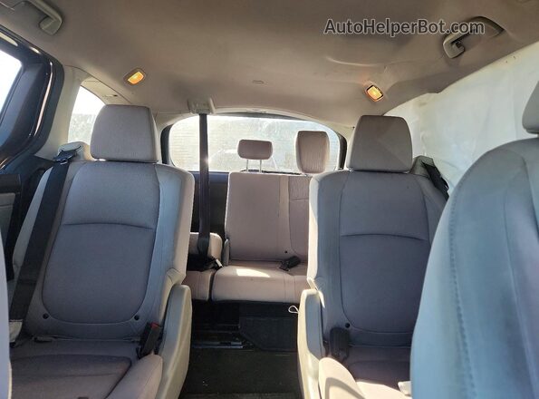 5FNRL6H29KB134825 2019 HONDA ODYSSEY Gray Vista de los asientos traseros