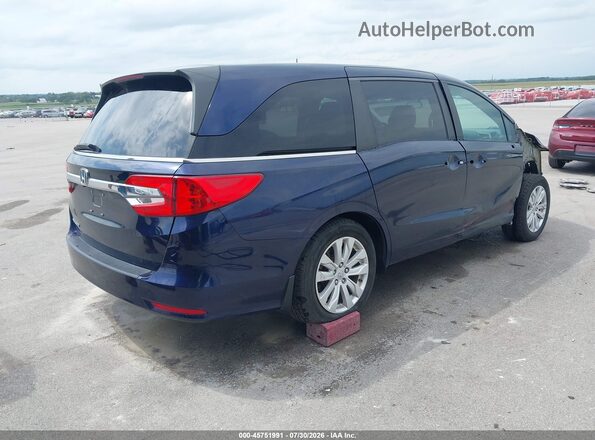 5FNRL6H2XKB083173 2019 HONDA ODYSSEY Blue Tył prawy
