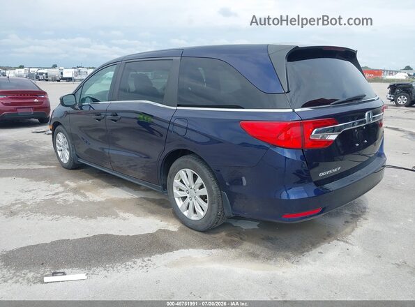 5FNRL6H2XKB083173 2019 HONDA ODYSSEY Blue Tył lewy