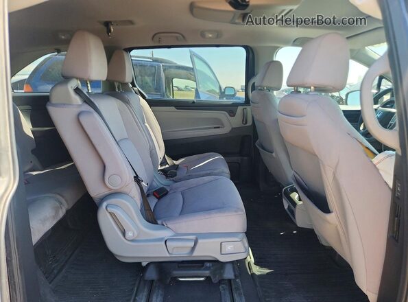 5FNRL6H49LB503279 2020 HONDA ODYSSEY Gray Widok wnętrza z tyłu