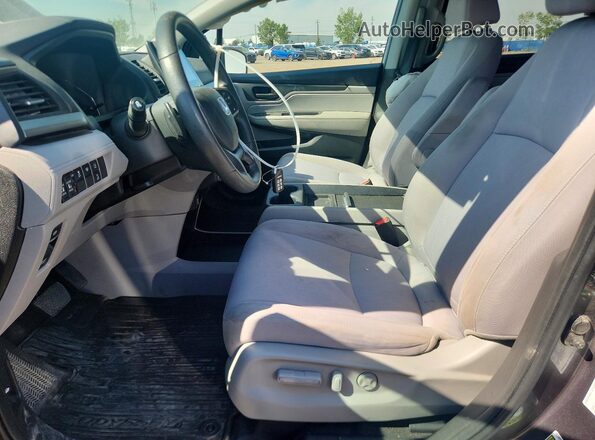 5FNRL6H49LB503279 2020 HONDA ODYSSEY Gray Widok wnętrza z przodu