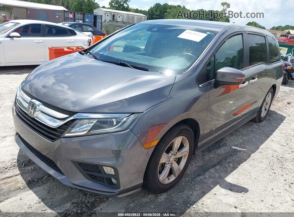 5FNRL6H50JB073907 2018 HONDA ODYSSEY Gray Front left