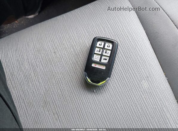 5FNRL6H50JB073907 2018 HONDA ODYSSEY Gray Dashboard view