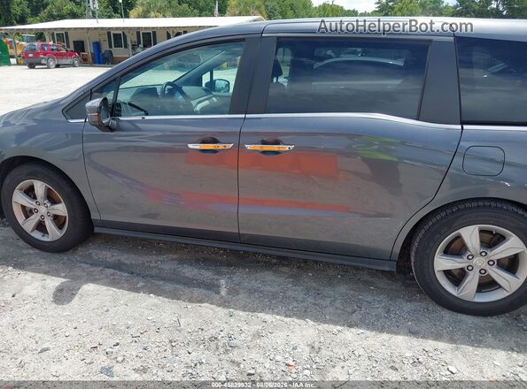 5FNRL6H50JB073907 2018 HONDA ODYSSEY Gray 360 interior view