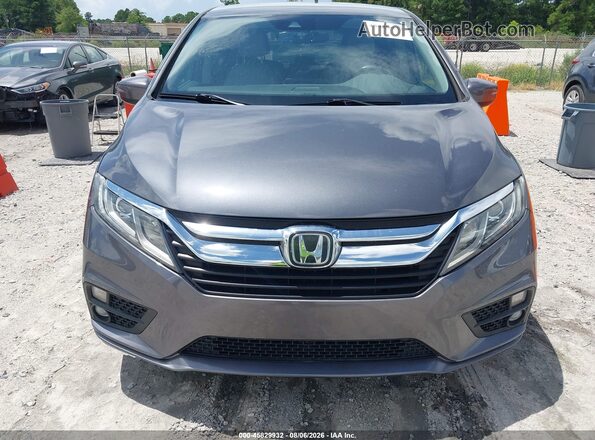 5FNRL6H50JB073907 2018 HONDA ODYSSEY Gray Instrument cluster view