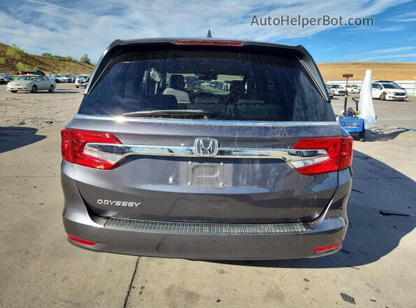 5FNRL6H50JB110728 2018 HONDA ODYSSEY Gray უკანა ხედი