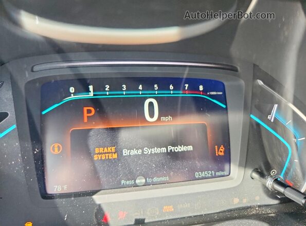 5FNRL6H50JB110728 2018 HONDA ODYSSEY Gray ხელსაწყოთა პანელის ხედი