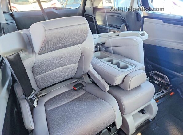 5FNRL6H50JB110728 2018 HONDA ODYSSEY Gray უკანა სალონის ხედი