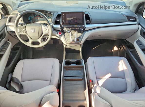 5FNRL6H50JB110728 2018 HONDA ODYSSEY Gray წინა პანელის ხედი