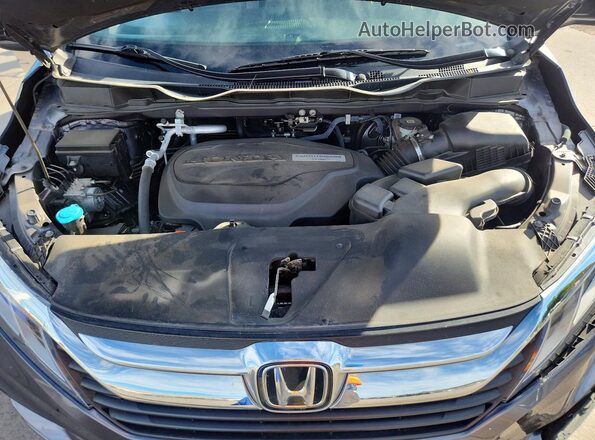 5FNRL6H50JB110728 2018 HONDA ODYSSEY Gray ძრავის განყოფილების ხედი
