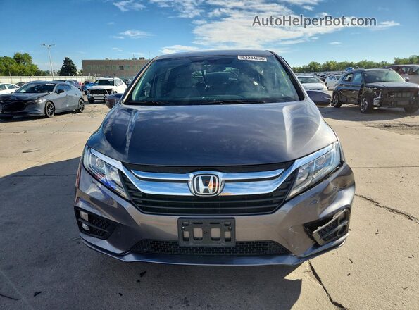 5FNRL6H50JB110728 2018 HONDA ODYSSEY Gray წინა ხედი