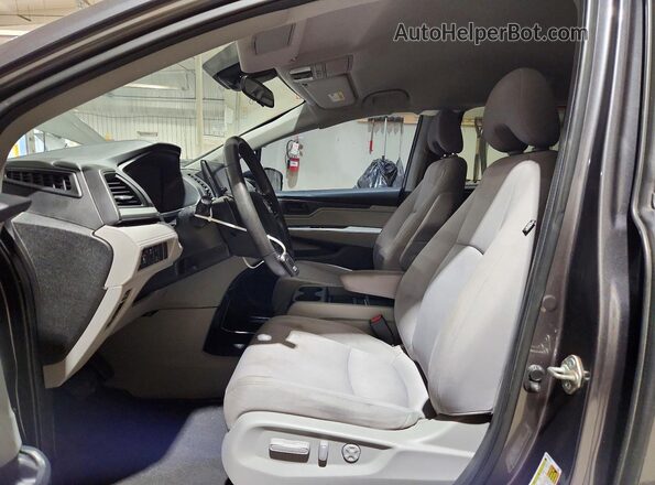5FNRL6H50KB001011 2019 HONDA ODYSSEY Gray Սալոնի դիմացի տեսք