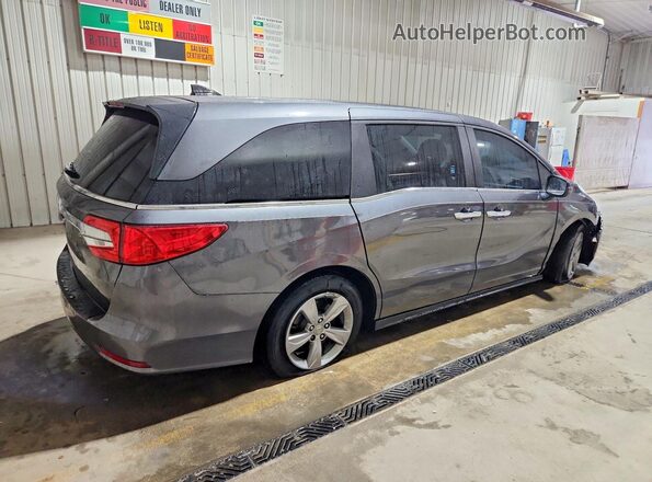 5FNRL6H50KB001011 2019 HONDA ODYSSEY Gray Հետևի աջ