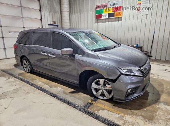 5FNRL6H50KB001011 2019 HONDA ODYSSEY Gray Առջևի աջ