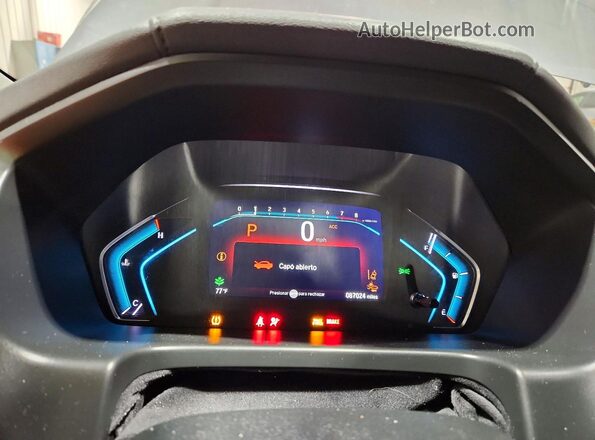 5FNRL6H50KB001011 2019 HONDA ODYSSEY Gray Սարքավորումների վահանակի տեսք