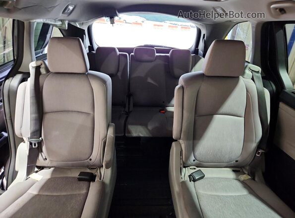 5FNRL6H50KB001011 2019 HONDA ODYSSEY Gray Հետևի նստատեղերի տեսք
