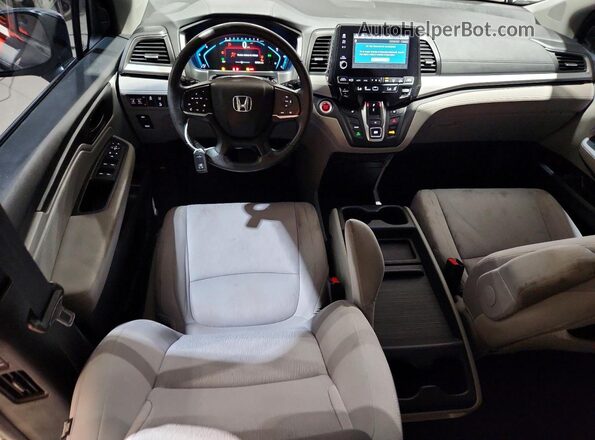 5FNRL6H50KB001011 2019 HONDA ODYSSEY Gray Առջևի վահանակի տեսք