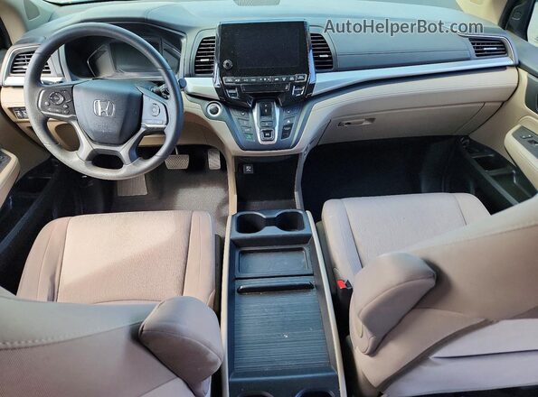 5FNRL6H50LB001320 2020 HONDA ODYSSEY White Вид панелі приладів