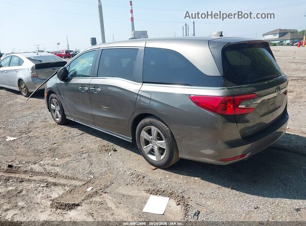 5FNRL6H51JB020908 2018 HONDA ODYSSEY Gray Задня ліва чверть